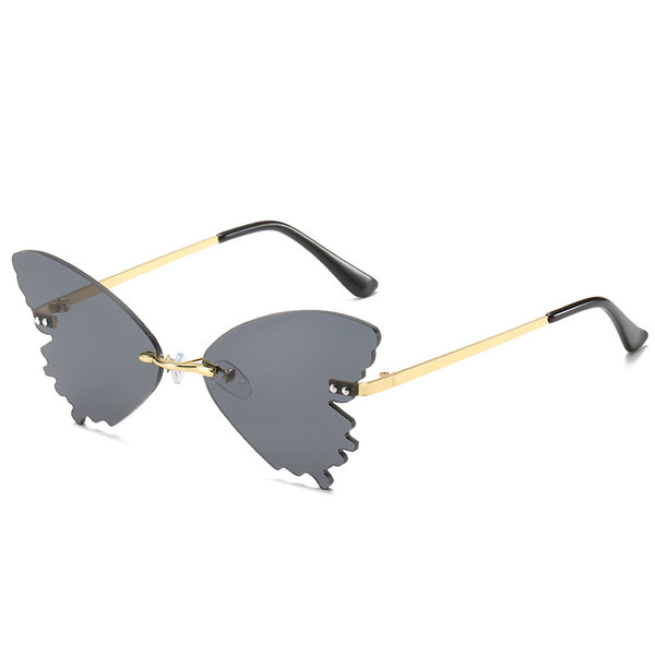 Gafas de Sol sin Marco Mariposa - Estilo Urbano y Diversión - Image 5