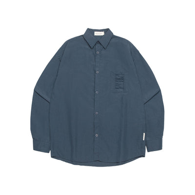 Camisa Holgada de Manga Larga Clásica para Hombre - Image 14