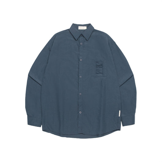 Camisa Holgada de Manga Larga Clásica para Hombre - Image 14