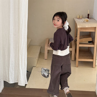 Pantalones de Pana Casual para Niñas - Comodidad y Estilo - Image 10