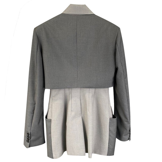 Conjunto de Dos Chaquetas Casuales con Diseño Hueco Moderno en la Cintura - Image 7