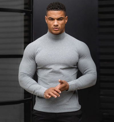 Camiseta Deportiva Manga Larga Hombre Suelta Secado Rápido - Image 3