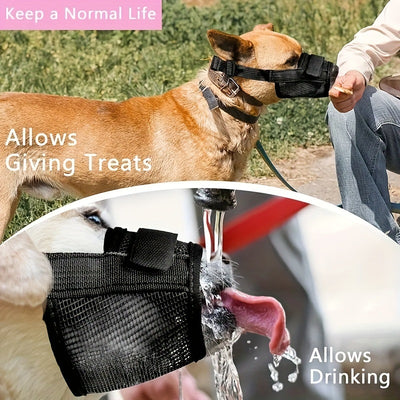 Bozal Ajustable para Perros - Control de Mordidas, Ladridos y Comportamiento - Image 6