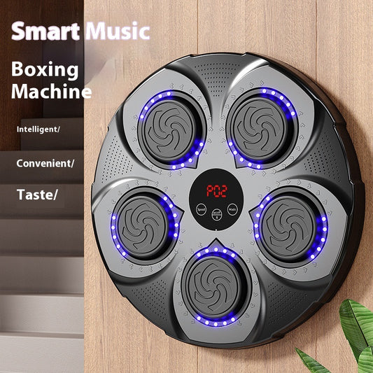 Máquina de Boxeo Inteligente con Sensor Musical para Entrenamiento en Casa
