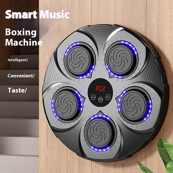 Máquina de Boxeo Inteligente con Sensor Musical para Entrenamiento en Casa