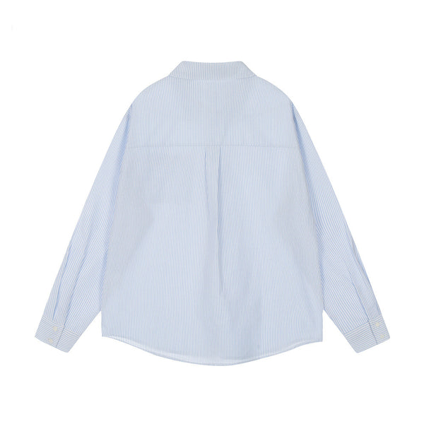 Camisa Suelta a Rayas para Hombre y Mujer