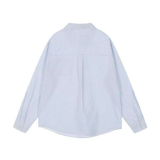 Camisa Suelta a Rayas para Hombre y Mujer - Image 2