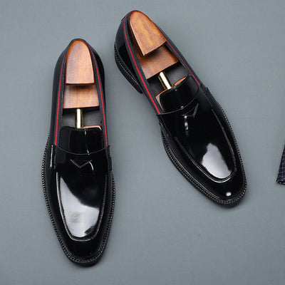 Zapatos Formales de Negocios Británicos con Empalme para Hombre - Image 11