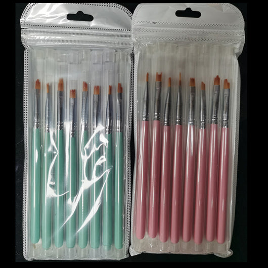 Bolígrafo Decorador de Uñas 8 Pinceles Zigzag para Diseños Florales - Image 12