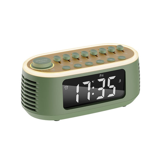 Reloj Despertador Multifuncional con Altavoz Bluetooth, Ruido Blanco y Luz Nocturna - Image 7