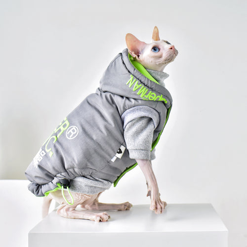 Abrigo Invernal para Gatos Sin Pelo