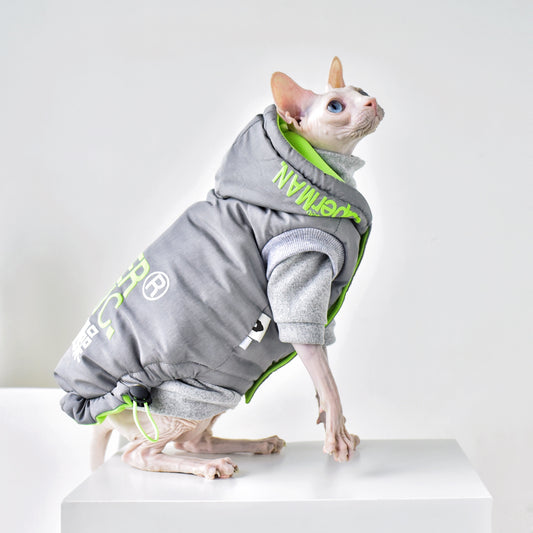 Abrigo Invernal para Gatos Sin Pelo