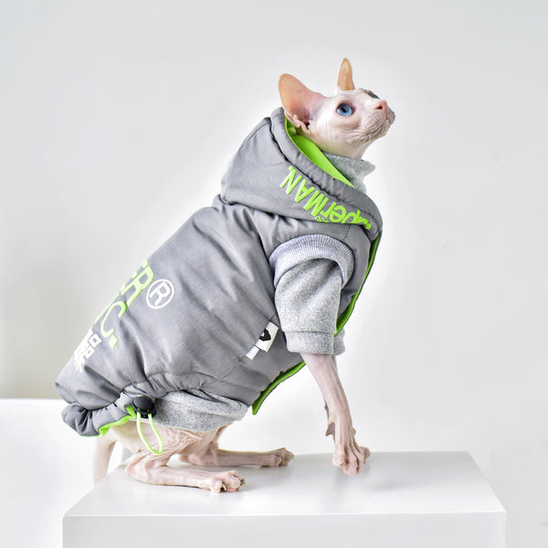 Abrigo Invernal para Gatos Sin Pelo