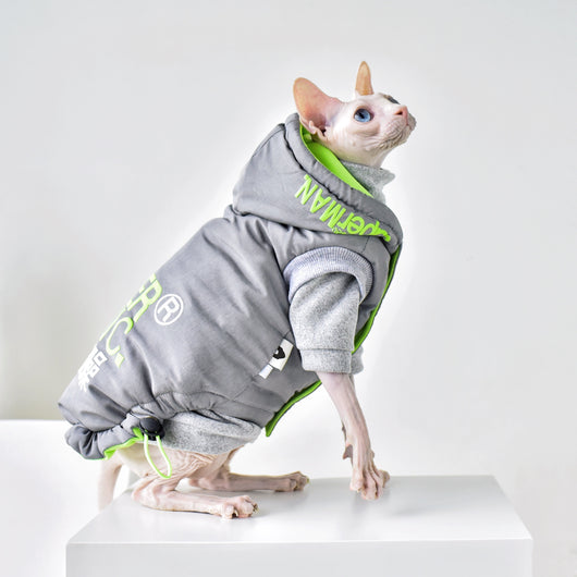 Abrigo Invernal para Gatos Sin Pelo