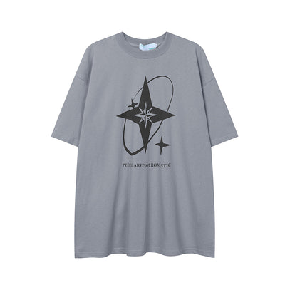 Camiseta Holgada de Cuello Redondo en Algodón para Hombre - Image 10