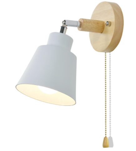 Lámpara de Pared Minimalista de Madera con Cierre - Image 4