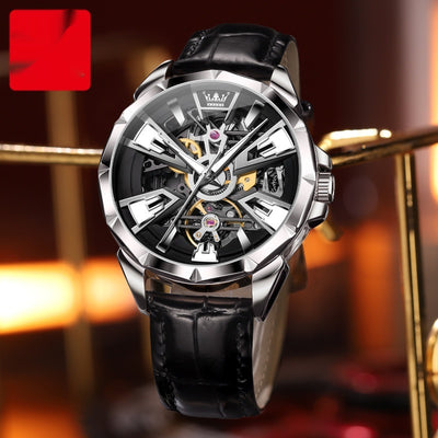 Reloj Automático para Hombre con Esfera Hueca y Resistencia al Agua - Image 6