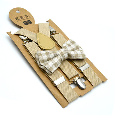 Conjunto de Tirantes y Pajarita Estampada para Niños - Image 23