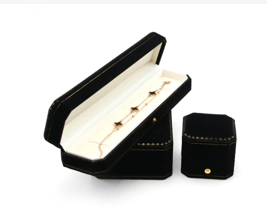 Caja Octagonal de Joyería con Encaje - Organizador de Anillos, Pendientes y Pulseras - Image 6