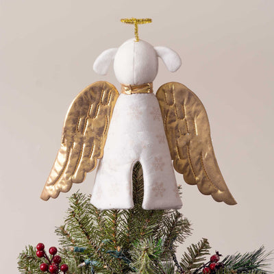 Ángel Dorado Milagro Navideño - Punta de Árbol Artesanal - Image 8