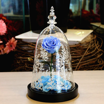 Rosa Preservada en Campana de Cristal - Regalo Creativo Eterno - Image 4
