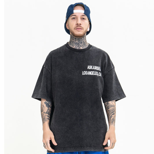 Playera Suelta Ins Tide Cuello Redondo Manga Corta Verano Hombre