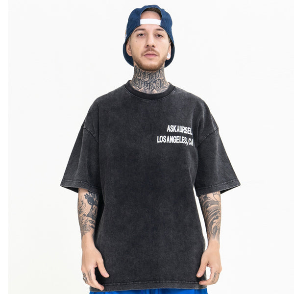 Playera Suelta Ins Tide Cuello Redondo Manga Corta Verano Hombre