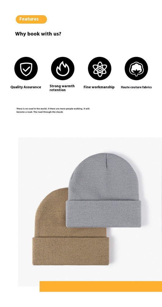 Gorro de Lana Grueso Doble Capa para Hombre - Calidez Simple - Image 11