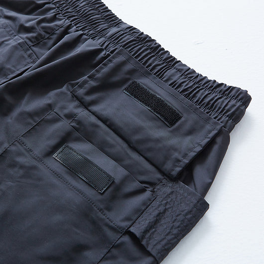 Shorts Harem Casual con Bolsillos Grandes y Anillo Doble de Nylon - Image 14