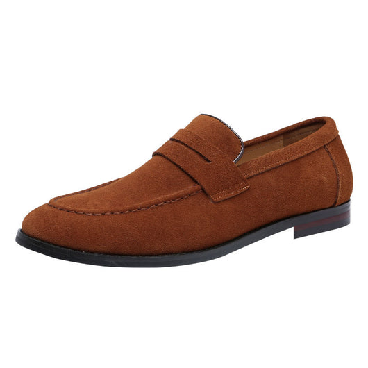 Zapatos Casuales Lazy Shoes de Cuero Nubuck para Hombre - Image 13