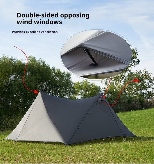 Tienda de Campaña Ultraligera Impermeable de Doble Pared con Estructura Autoportante - Image 9