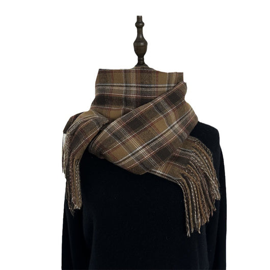 Bufanda Cuadriculada para Mujer - Estilo Clásico y Versátil - Image 5