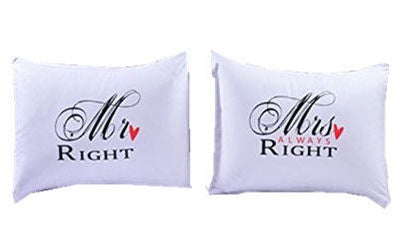 Funda de Almohada Pareja Blanca King/Queen - Ropa de Cama Personalizada - Image 3