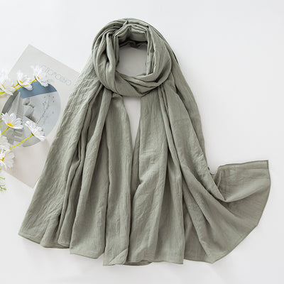 Pañuelo de Rayón Natural con Efecto Arrugado - Accesorio Versátil para Bolso - Image 49