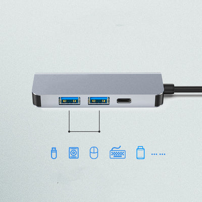 Estación de Acoplamiento USB-C Multifunción 4 en 1 con Carga Rápida PD y Video 4K - Image 4