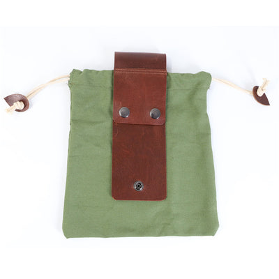 Bolsa de Recolección de Setas Canvas Plegable con Cuero - Ideal para Senderismo y Camping - Image 16