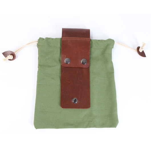 Bolsa de Recolección de Setas Canvas Plegable con Cuero - Ideal para Senderismo y Camping - Image 16