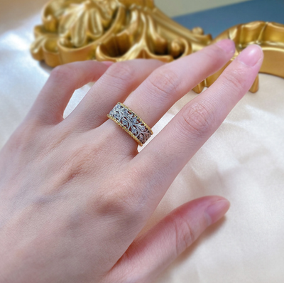 Anillo de Plata 925 Retro con Calado Elegante para Mujer - Image 6
