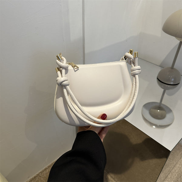 Bolso Bandolera Minimalista de Color Sólido para Uso Diario