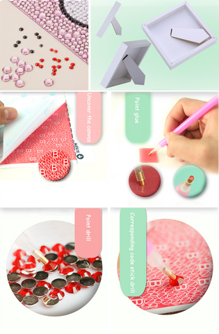Pintura de Diamantes Infantil Completa - Kit DIY Manual - Image 37