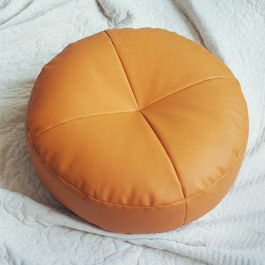 Sofá Futon Tatami de Cuero Estilo Japonés con Cojín de Piso - Image 6