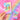 Neon Pink Flower Coquette Heart Earrings - Tekeno