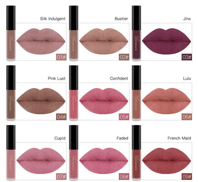 Labial Mate Larga Duración Resistente al Desvanecimiento - Image 34