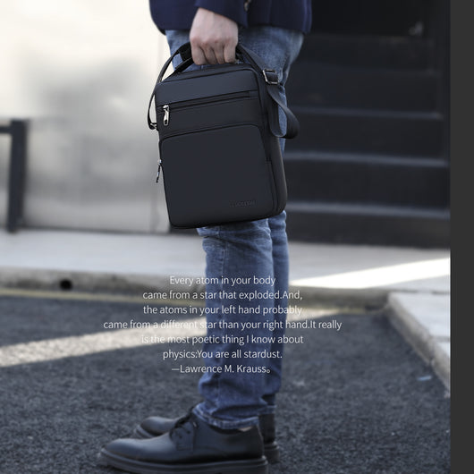 Bolsa Mensajero Impermeable para Hombre - Estilo Ejecutivo Minimalista - Image 2