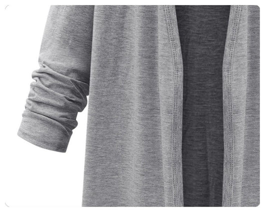 Cardigan Trench Largo de Punto para Mujer - Image 2