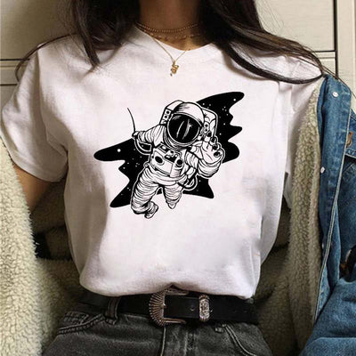 Playera Estampada de Personalidad Creativa para Estudiantes - Image 27