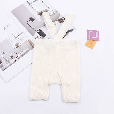 Pantalón Corto Bebé Cintura Alta con Tirantes Ajustables - Image 23