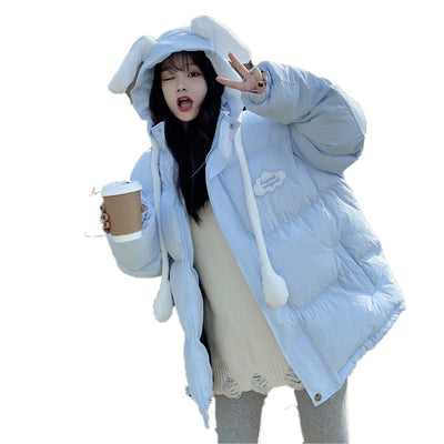 Chaqueta Acolchada de Plumón para Niñas - Abrigo Escolar Invierno - Image 2