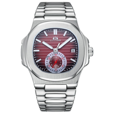 Reloj de Acero Inoxidable para Hombre con Correa de Malla - Image 11