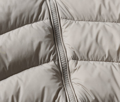 Chaqueta Acolchada con Capucha de Plumón de Pato Blanco - Image 16